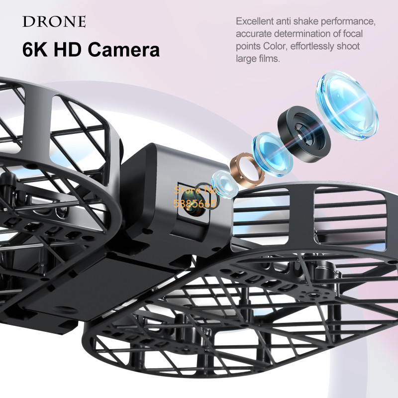 กล้อง 8K HD 360 °   การป้องกัน - Drone Cinematic บทวิจารณ์และราคา