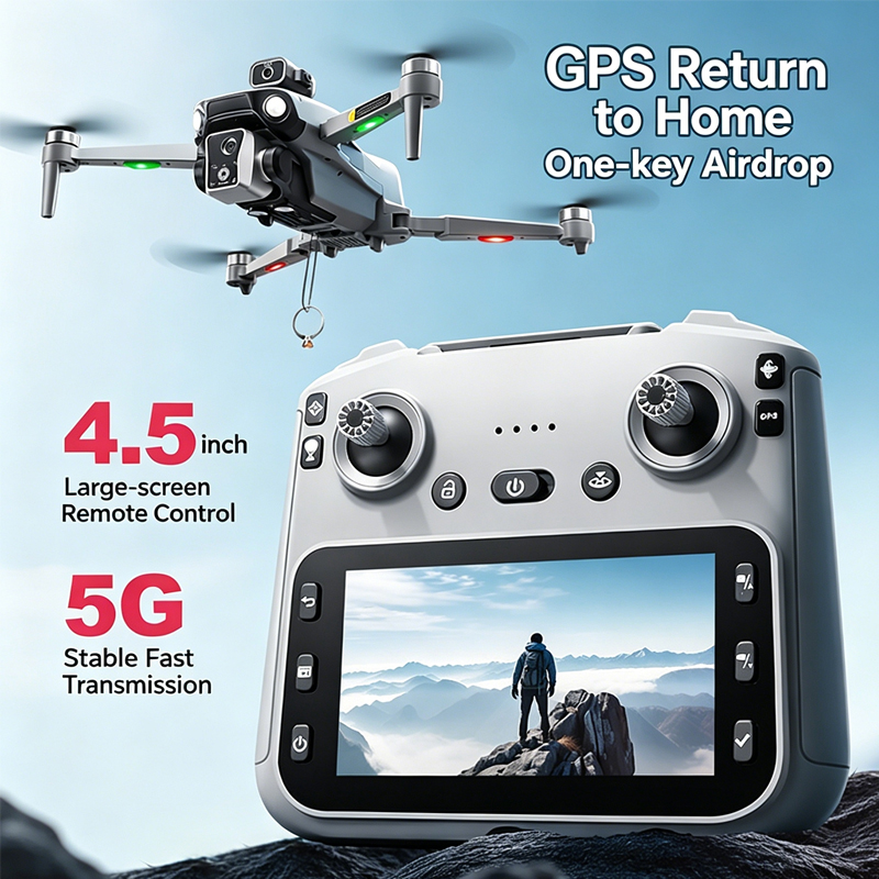 โดรน K19 MAX GPS พร้อมกล้อง 4K - Drone Photogrammetry บทวิจารณ์และราคา